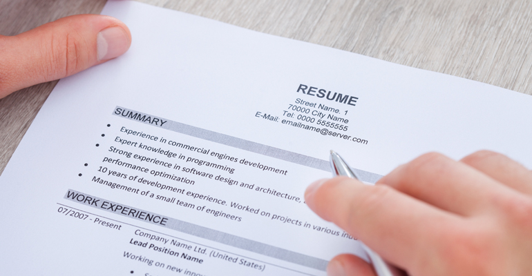 make a resume
