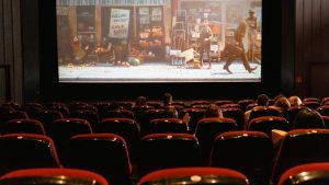 How big is a movie theater screen