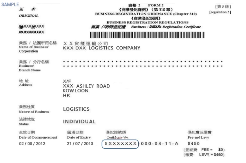 What is a Business Registration Number