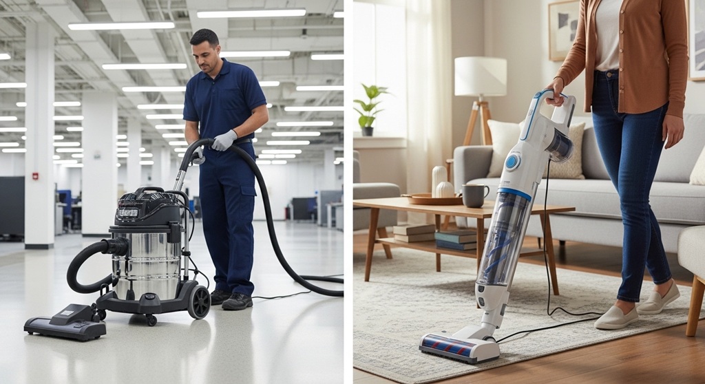 Heavy-duty office vacuum cleaning large carpet area