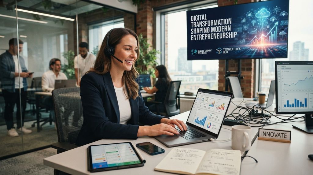 Digital transformation shaping modern entrepreneurship